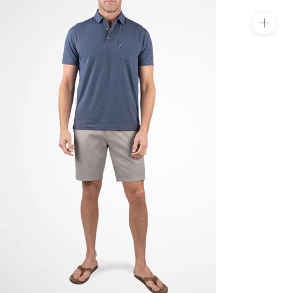 Tailor Vintage Mens airotec navy polo shirt size Medium - Picture 3 of 11